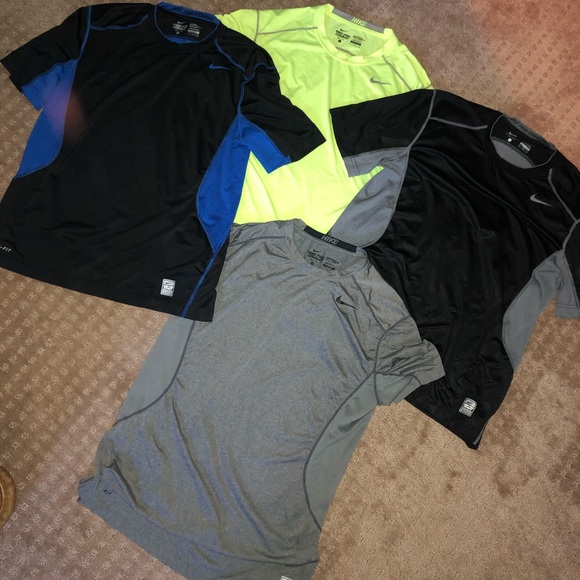 Nike Pro Combat Compression Workout Tops - Picture 1 of 2
